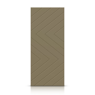 Porte standard à panneaux en bois manufacturé