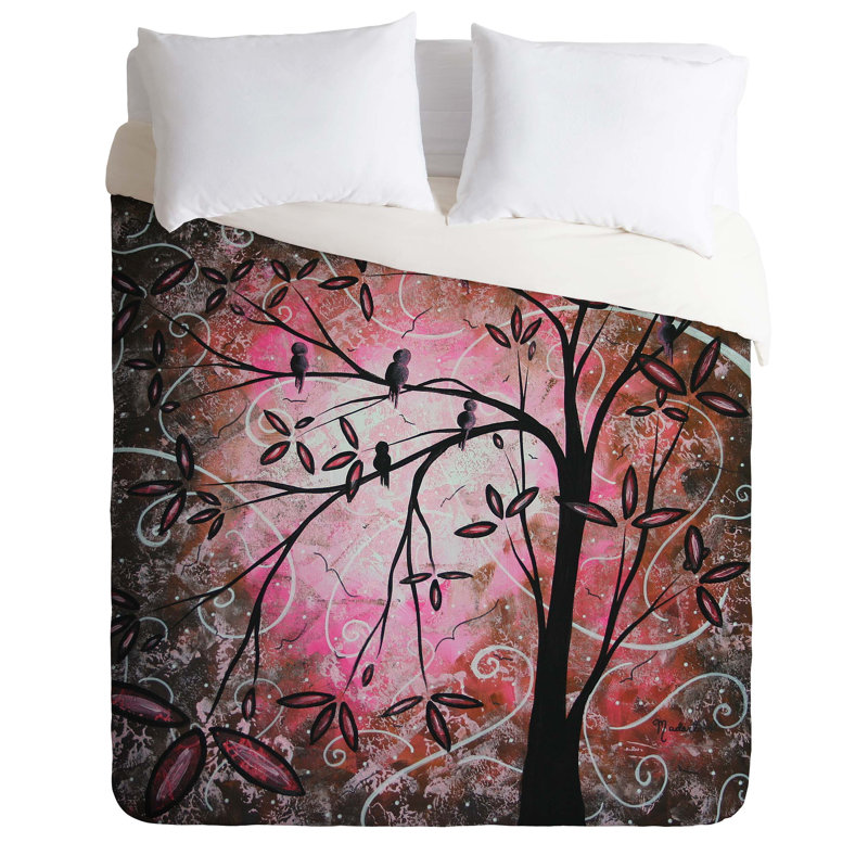 Ensemble de housse de couette Cherry Blossoms, Housse de couette pour très grand lit et 2 très , Poids léger