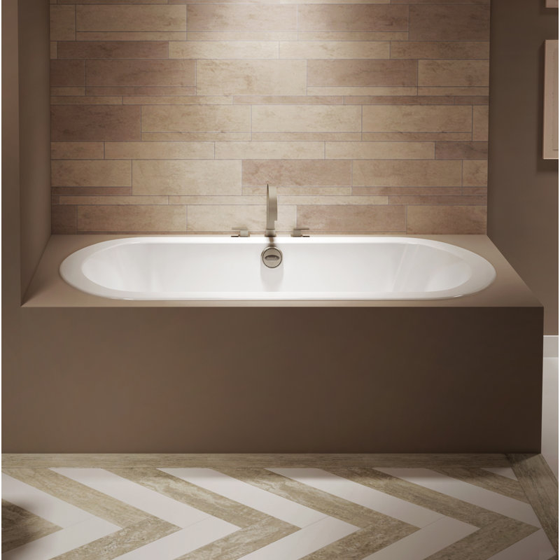 Anza™ 60" x 42" Drop in Soaking Bathtub, White