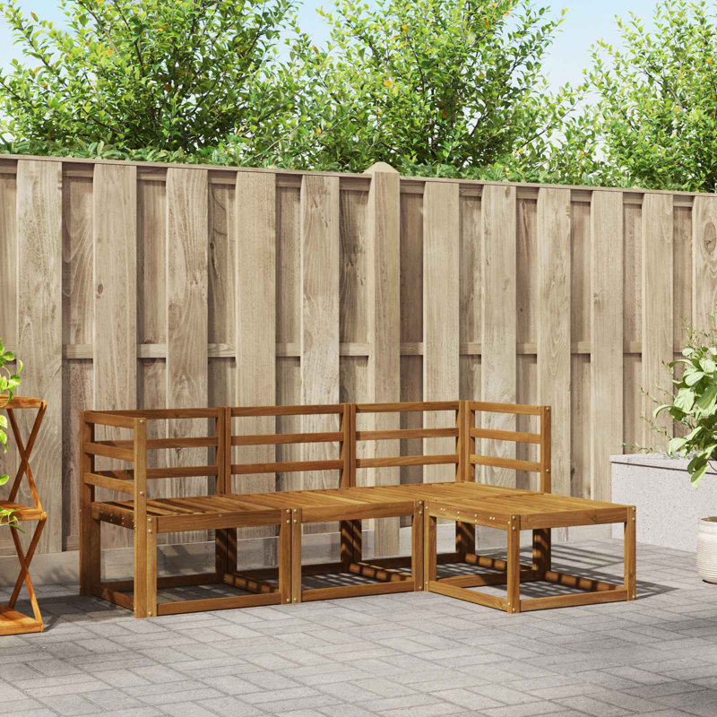  Outdoor Sofa Set Sectional Garden Furniture Terrace Seating Modern