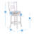 Ardingly Swivel Upholstered Counter Stool with Solid Wood Frame-787055740