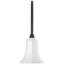 Thomas O'Brien, "Academy 19.5" Arched Mack Barn Light in Matte Black with 9.25" White Savannah Shade-585154369-585154372