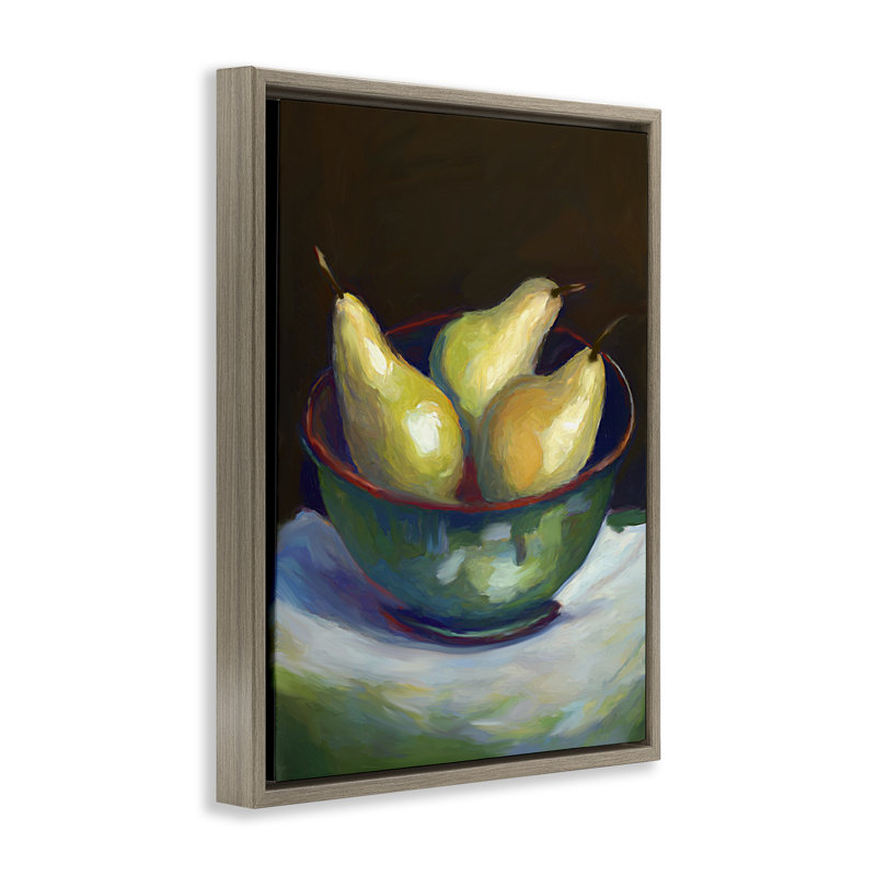 Art traditionnel sur toile flottant encadré traditionnel par Ramona Murdock, Cadre flottant orme Montalcino