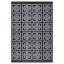 Tapis intérieur / extérieur noir / blanc Aldo-70160290