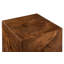 Teak Chunk Square Accent Stool