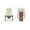 Mia Dining Chair Beige-Set of Two
