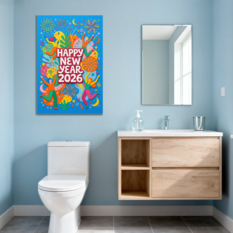 Motif de célébration mode bonne année 2026, H 12 po x l 18 po