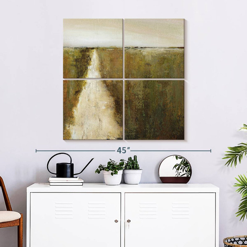 Road Home, 32" H x 32" W