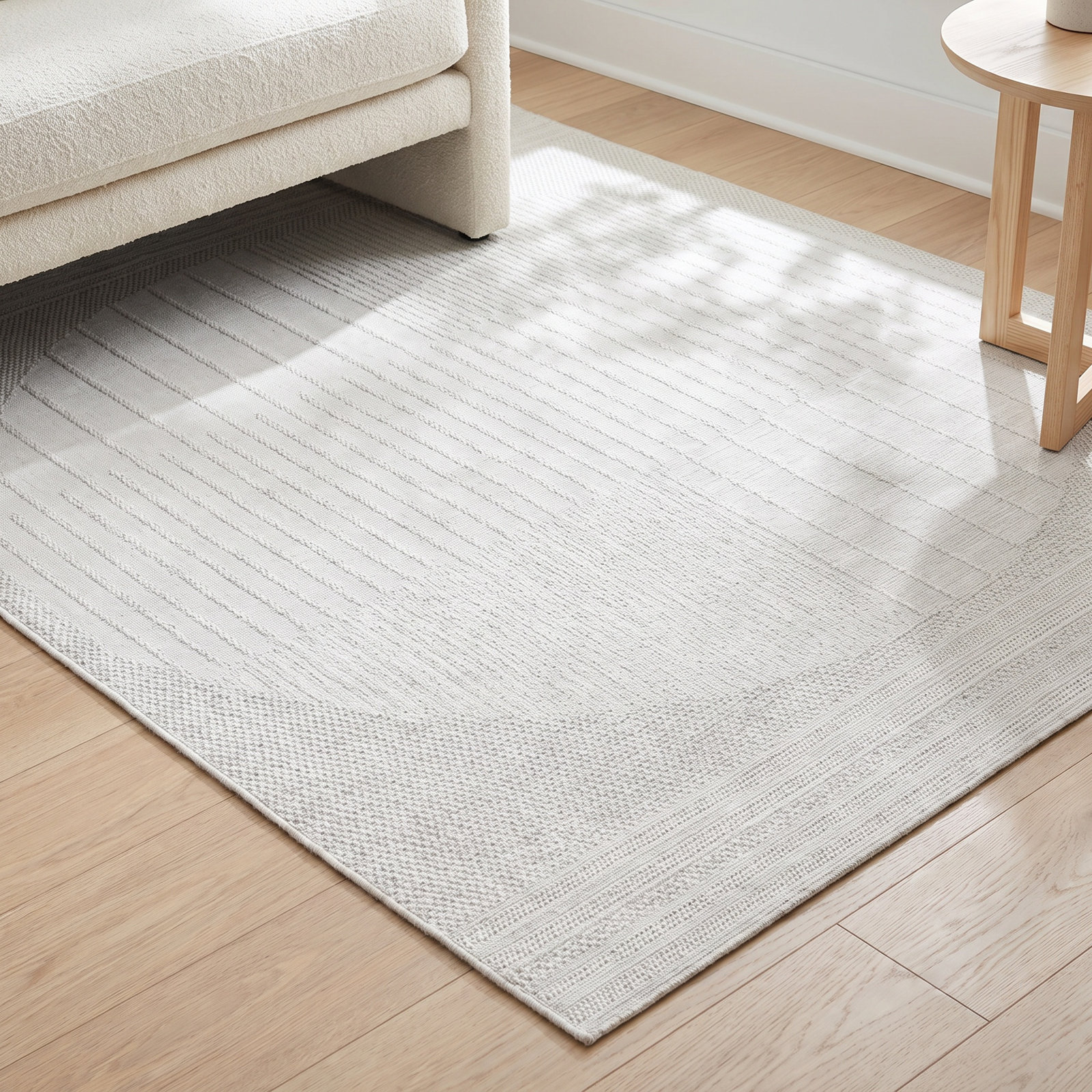 Winn Striped Rug, Rectangle 6'7" x 9'