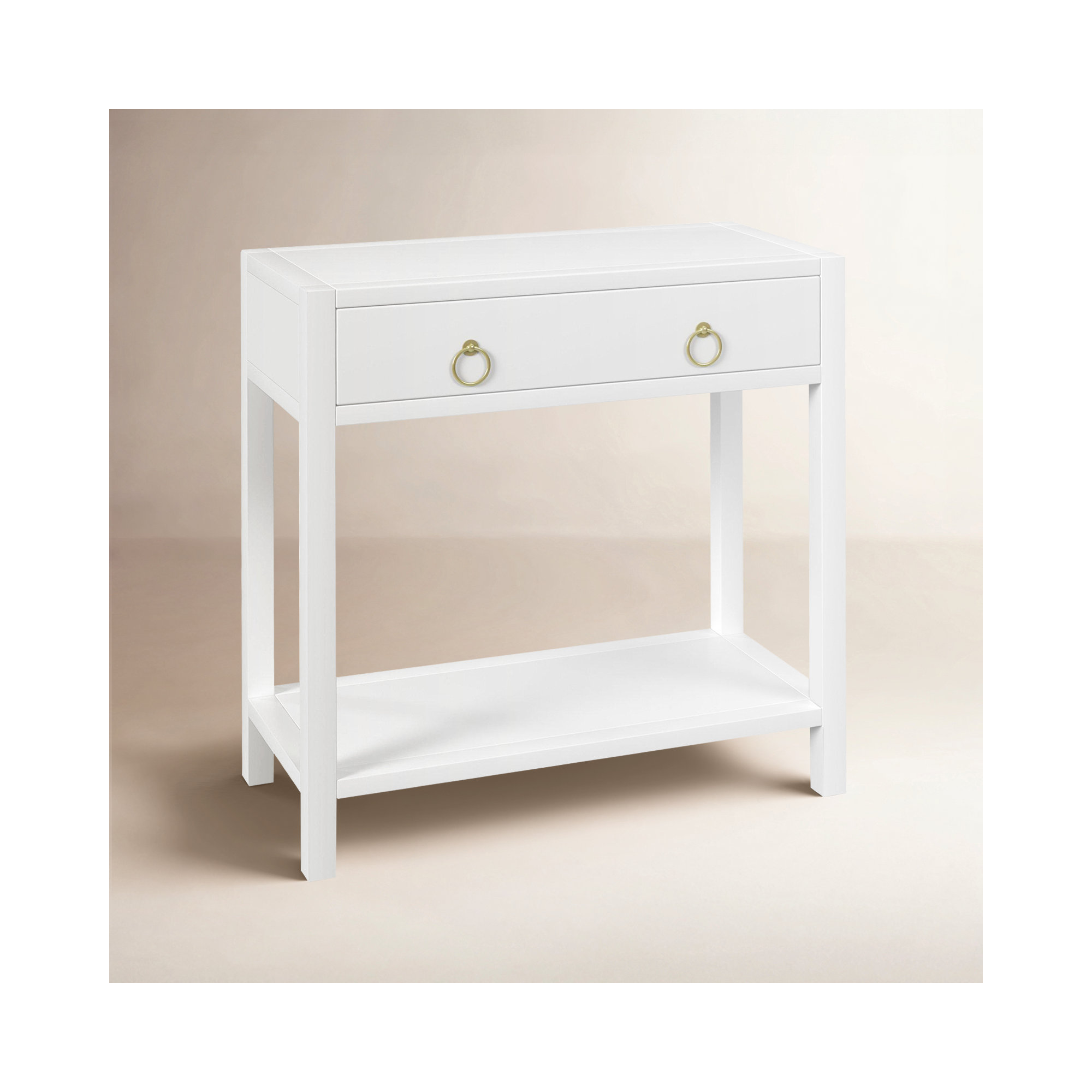 Elin 1 - Drawer Nightstand, White
