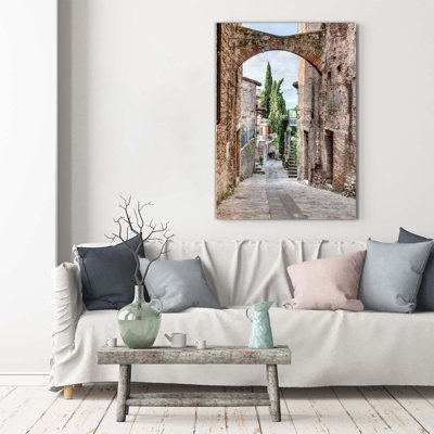 Italian Streets - Wrapped Canvas Print
