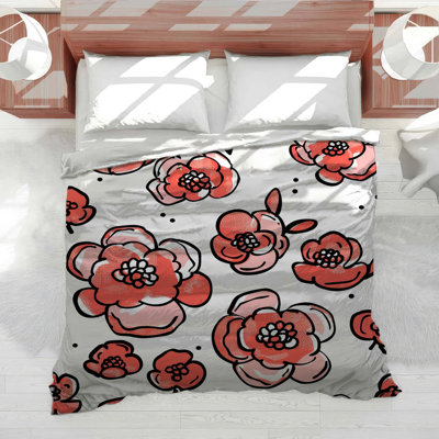 Flower Blossoms Bedding Floral Comforter Vintage