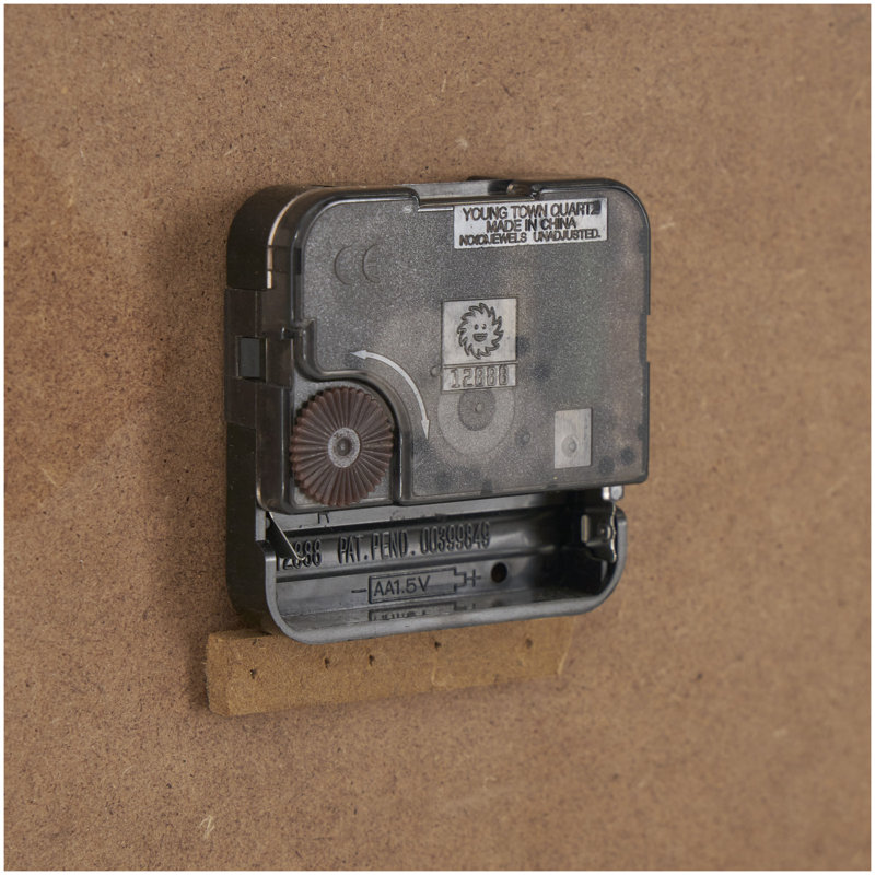 Horloge murale en acier inoxydable Flemington