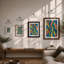 Crowded Collective Expressionism - Framed Print-122742226-122742224