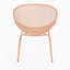 Petite chaise décorative compacte de luxe pour salon