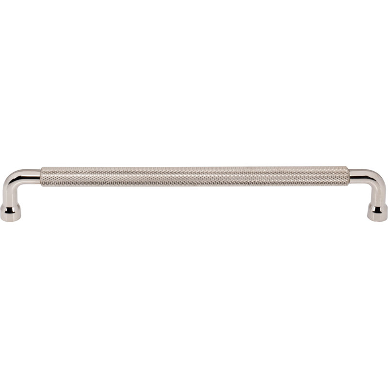 Garrison Bar Pull, Polished Nickel, 8 13/16" Center To Center