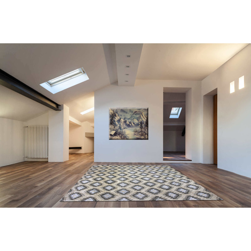 Killington Wool Geometric Indoor Rug, Rectangle 9' x 13'