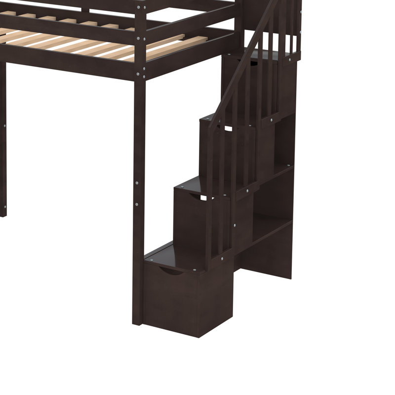 Lit mezzanine simple Ohlone Kids, Espresso