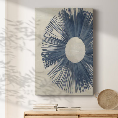 «Blue Burst I» sur toile