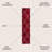Bertrice Minimalist Diamond Trellis Red/White Rug-1397062475