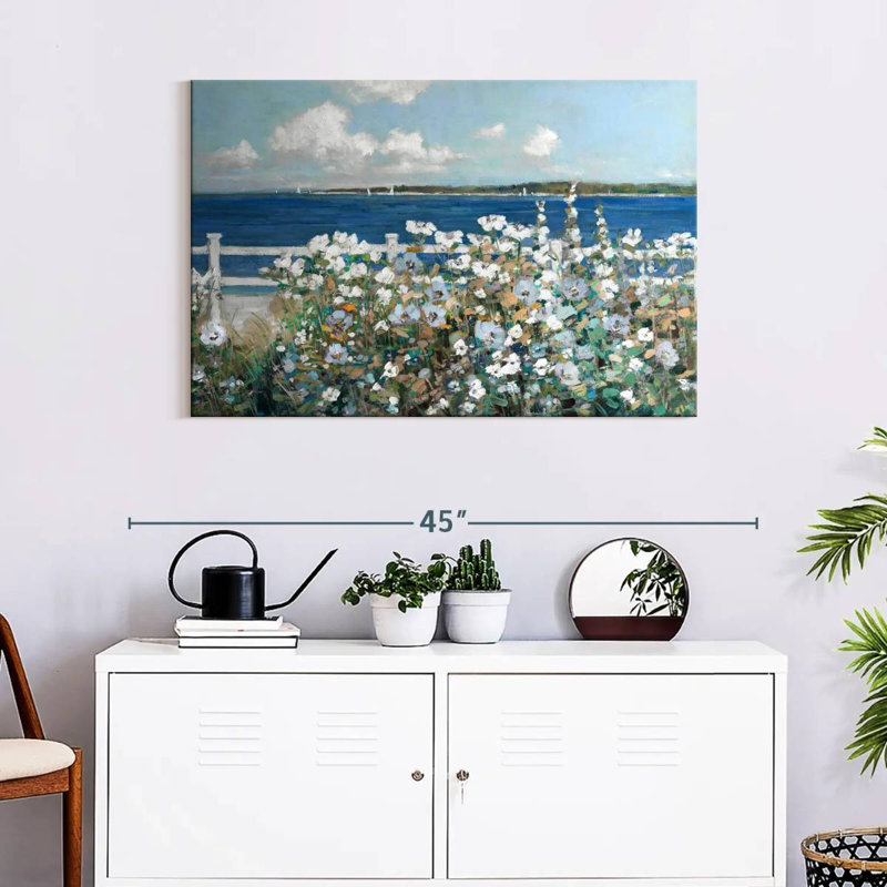 Bayside Garden, 24" H x 36" W