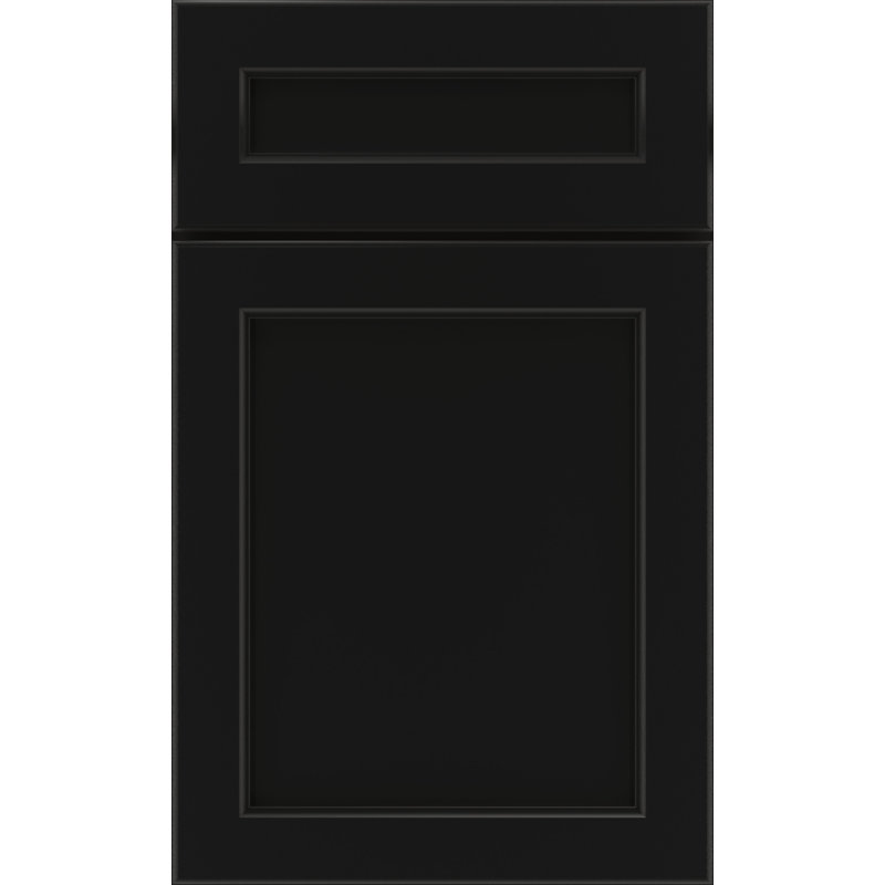 Dwelling Value Carabel Door Sample, Black, Oak