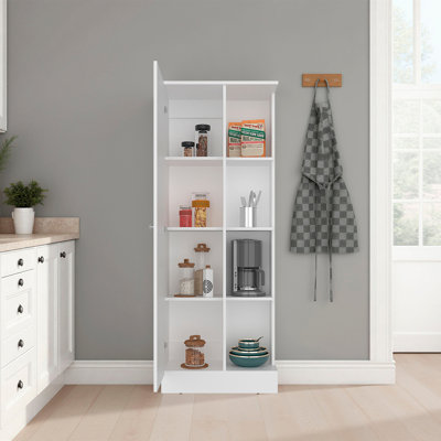 White 1-door Kitchen Storage Cabinet