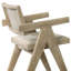 Ensemble de 2 chaises avec accoudoirs en chêne Karina
