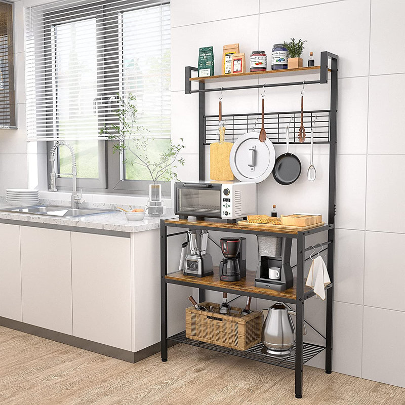 Étagère de boulanger en fer standard compatible avec les micro-ondes