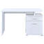 Bureau réversible blanc à 2 tiroirs-941570333