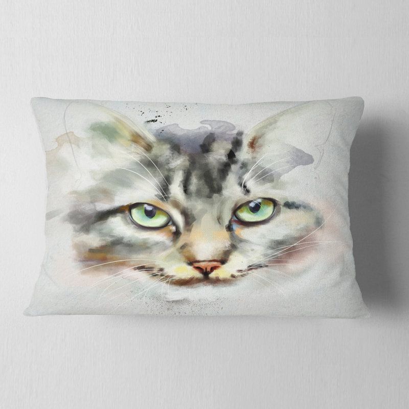 Coussin aquarelle, 12 po x 20 po, Rectangle