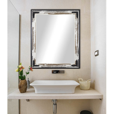 Heavner Wood Flat Mirror
