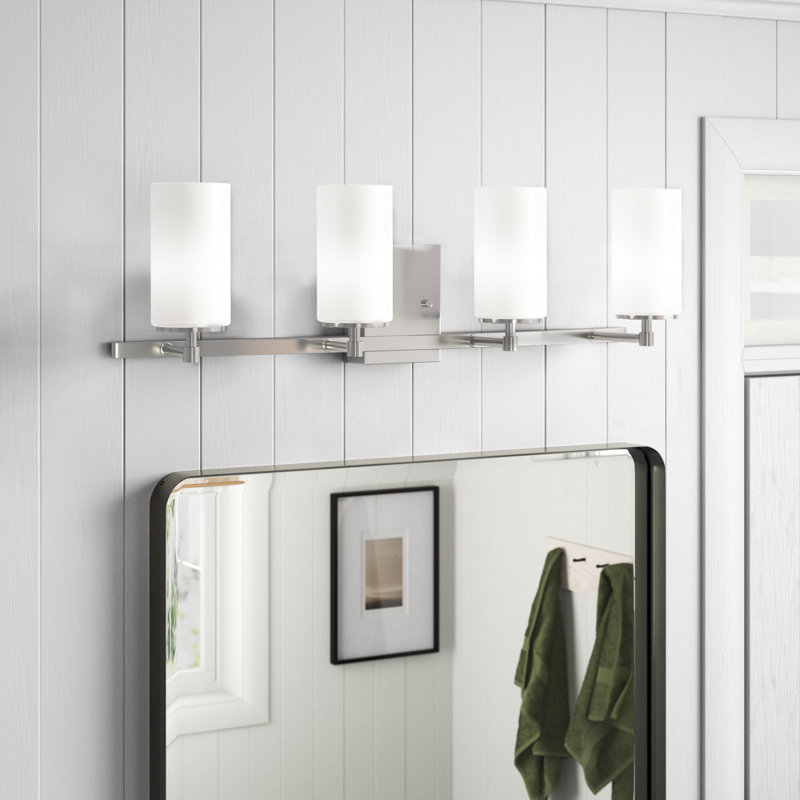 Alturas Four Light Wall / Bath from Generation Lighting , Brushed Nickel, Yes