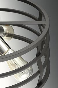 Pattie 4 - Light Dimmable Drum Chandelier