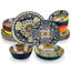 Piece Ceramic Dinnerware Set - Service for 4-56282765-56282760
