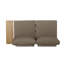 Fauteuil droit en aluminium kaki de 64,44 po Profondeur, 29,72 de largeur, 27,68 de hauteur, 44,49 lb Fabuleux avec - chic