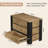 35.5" Wide 3-drawer Nightstand Set Of 2