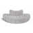 Tissu gris bouclé