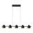 Yarrow 47-in Black Dimmable LED Linear Pendant