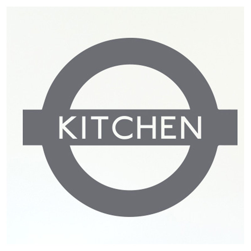 Wall Decal, Large, Grey