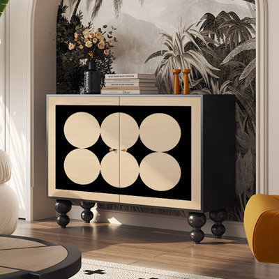 Armoire moderne moderne à deux portes en bois