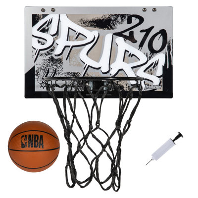 Franklin Sports NBA San Antonio Spurs Over the Door Basketball Hoop