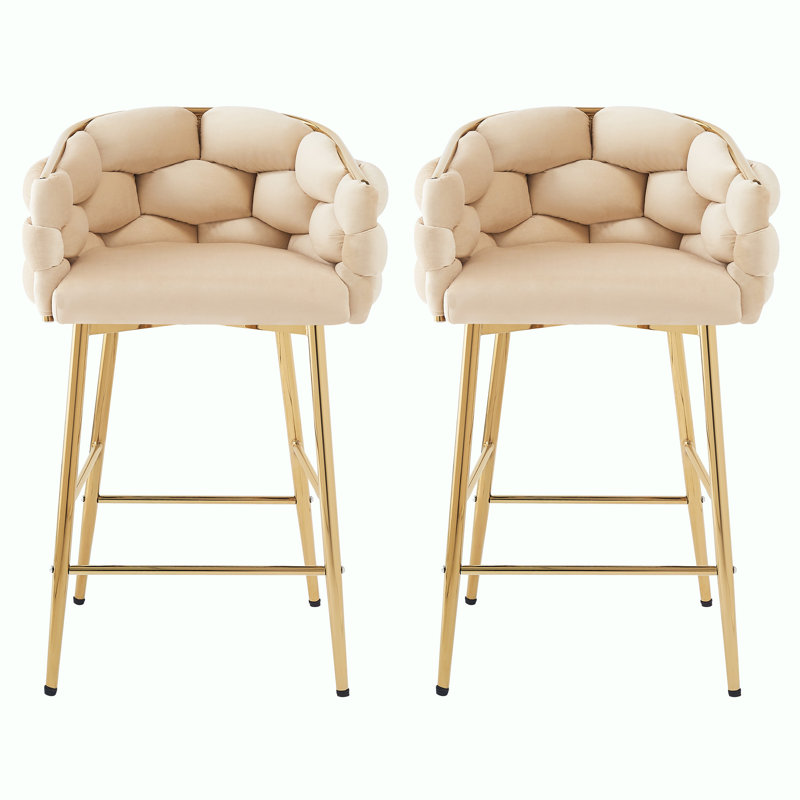 Tabouret de comptoir Siboney, Beige