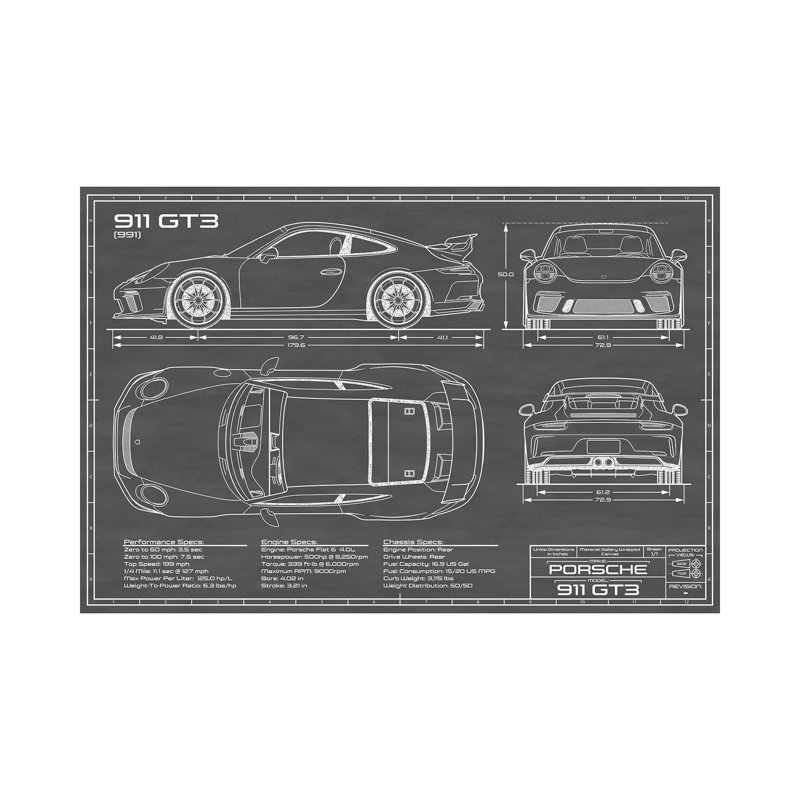 1 Piece Wrapped Canvas Wall Art, 152.5 cm H x 101.5 cm W