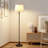 Hudson Classic 3 Pc Lamp Set-2 Table&1 Floor In Bronze Base With Xx Shades