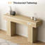 Console de 63 pouces de style campagnard pour l'entrée et le salon, table de canapé étroite derrière le canapé, conception en bois robuste pour le couloir, vestibule, assemblage facile