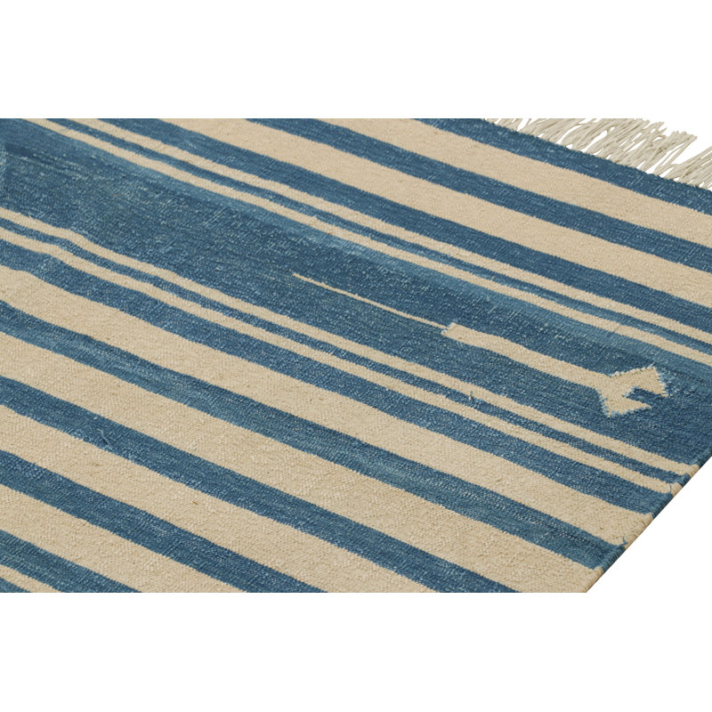 Dhuree Cotton Striped Area Rug, Rectangle 14' x 20'