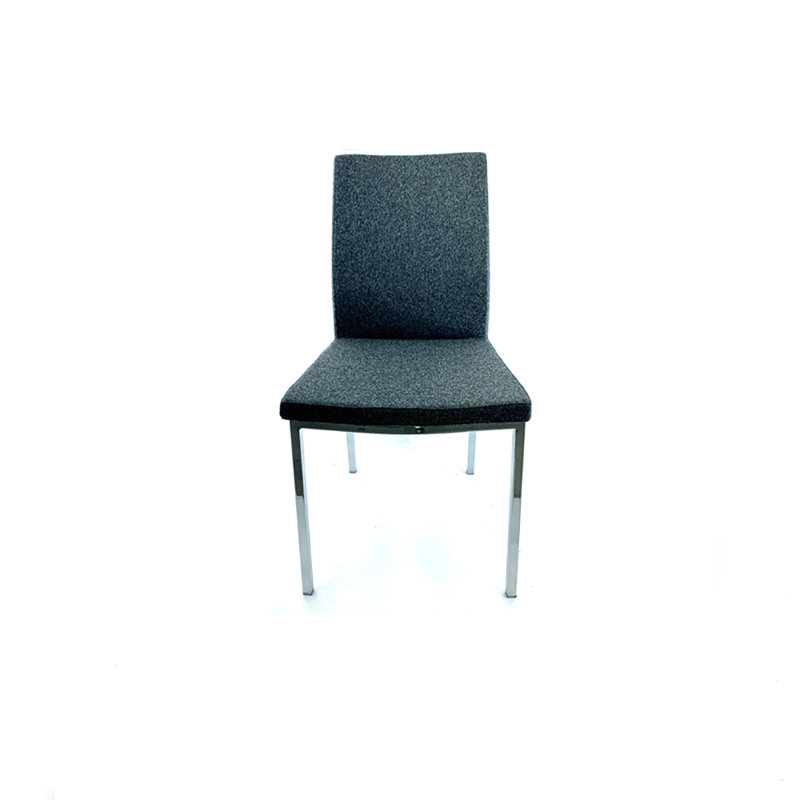 Chaise rembourrée Agilmar, Chrome
