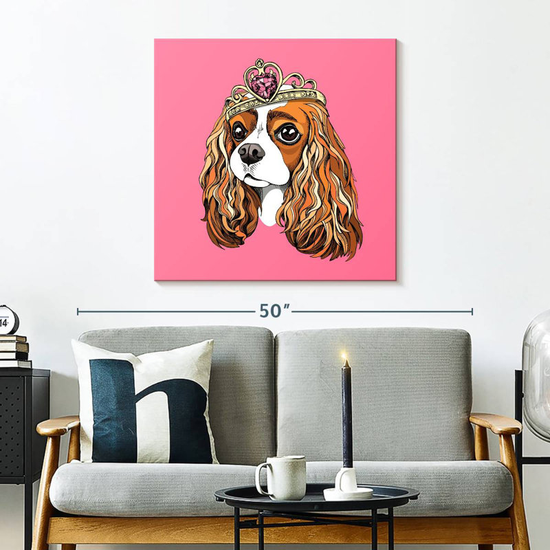 Crowle Princess Spaniel Dog, 30" H x 30" W