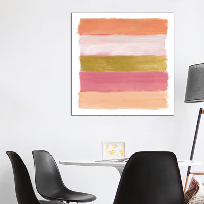Brush Strokes by Nan - Wrapped Canvas Print